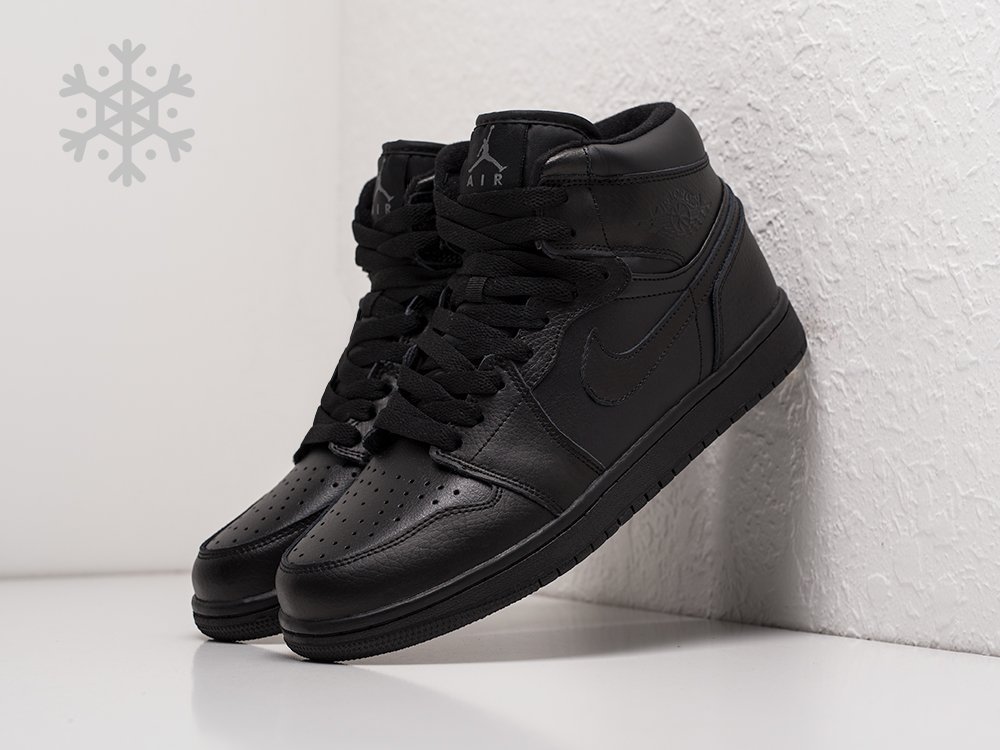 Nike Air Jordan 1 winter black leather KEDRED