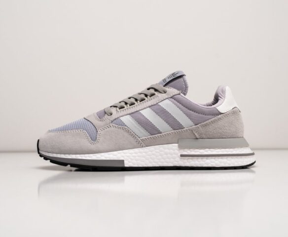 Adidas ZX 500 RM серые suede. Вид 3